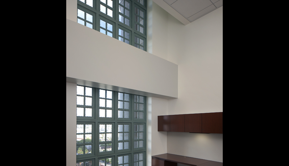 Interior, historical windows